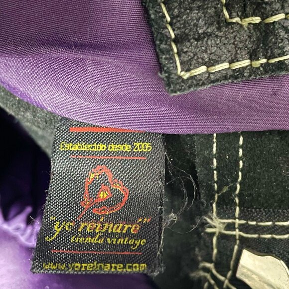 Yo Reinare Black Leather Bag - Made in Columbia - Picture 13 of 16